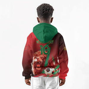 Custom Morocco 2026 World Football Kid Hoodie Together for One Goal Champions