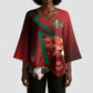 Custom Morocco 2026 World Football Kimono Sleeve Blouse Together for One Goal Champions