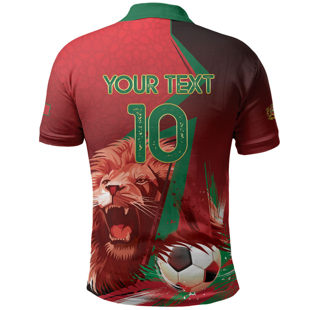 Custom Morocco 2026 World Football Polo Shirt Together for One Goal Champions