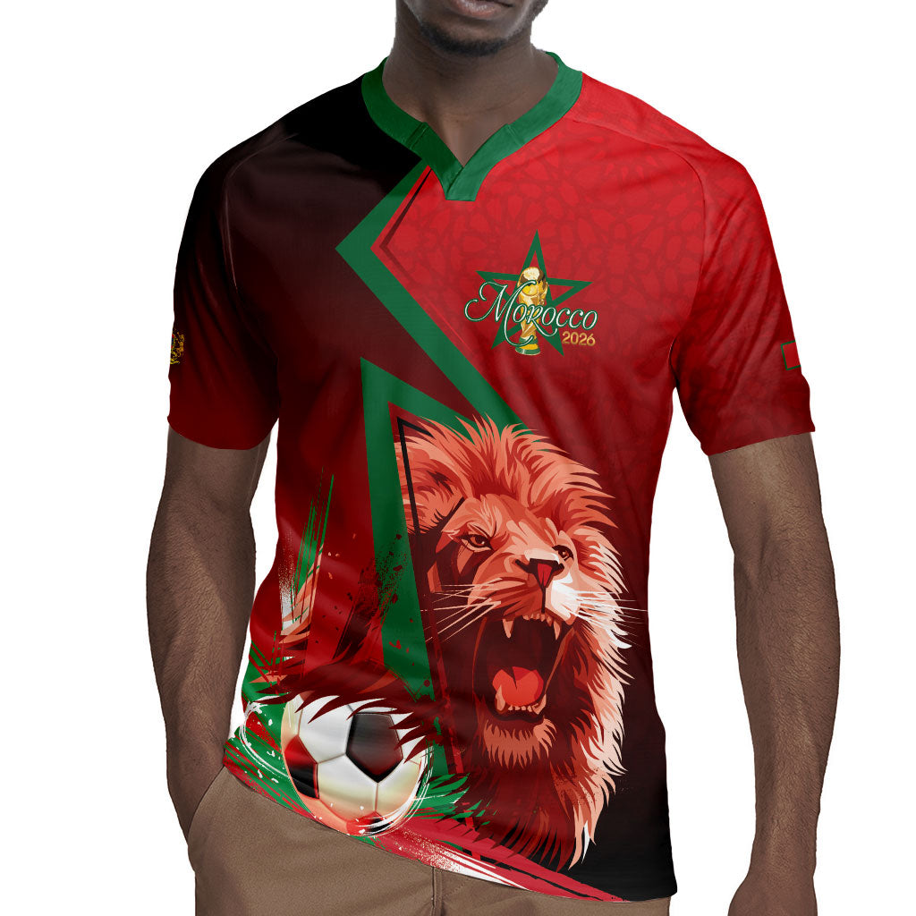 Custom Morocco 2026 World Football Rugby Jersey Together for One Goal Champions