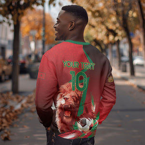 Custom Morocco 2026 World Football Sweatshirt Together for One Goal Champions
