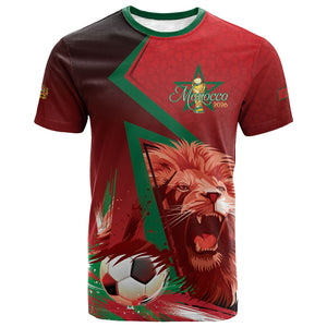 Custom Morocco 2026 World Football T shirt Together for One Goal Champions