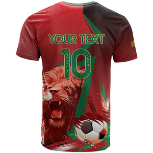 Custom Morocco 2026 World Football T shirt Together for One Goal Champions