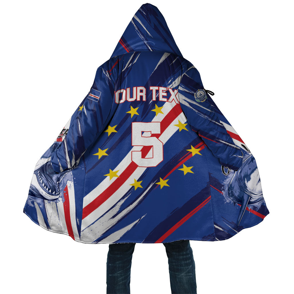 Custom World Football 2026 Cabo Verde Cloak Tubaroes Azuis Victory