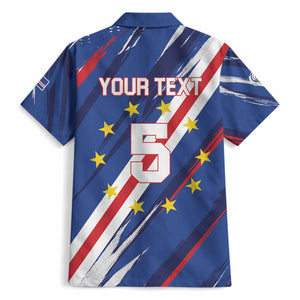Custom World Football 2026 Cabo Verde Hawaiian Shirt Tubaroes Azuis Victory