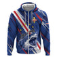 Custom World Football 2026 Cabo Verde Hoodie Tubaroes Azuis Victory