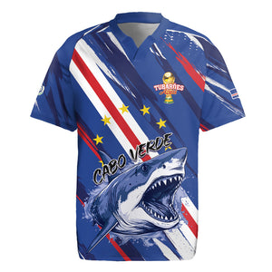Custom World Football 2026 Cabo Verde Rugby Jersey Tubaroes Azuis Victory