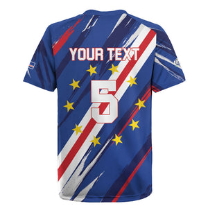 Custom World Football 2026 Cabo Verde Rugby Jersey Tubaroes Azuis Victory