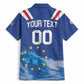 Custom Cape Verde Football 2026 Blue Shark Hawaiian Shirt Go Champions