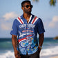 Custom Cape Verde Football 2026 Blue Shark Hawaiian Shirt Go Champions LT01