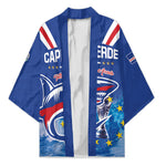 Custom Cape Verde Football 2026 Blue Shark Kimono Go Champions