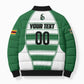 Custom Zimbabwe Rugby 3rd Africa Cup Bomber Puffer Jacket The Sables Back-to-Back Champions
