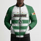 Custom Zimbabwe Rugby 3rd Africa Cup Bomber Puffer Jacket The Sables Back-to-Back Champions