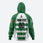 Custom Zimbabwe Rugby 3rd Africa Cup Hoodie The Sables Back-to-Back Champions
