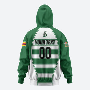 Custom Zimbabwe Rugby 3rd Africa Cup Hoodie The Sables Back-to-Back Champions