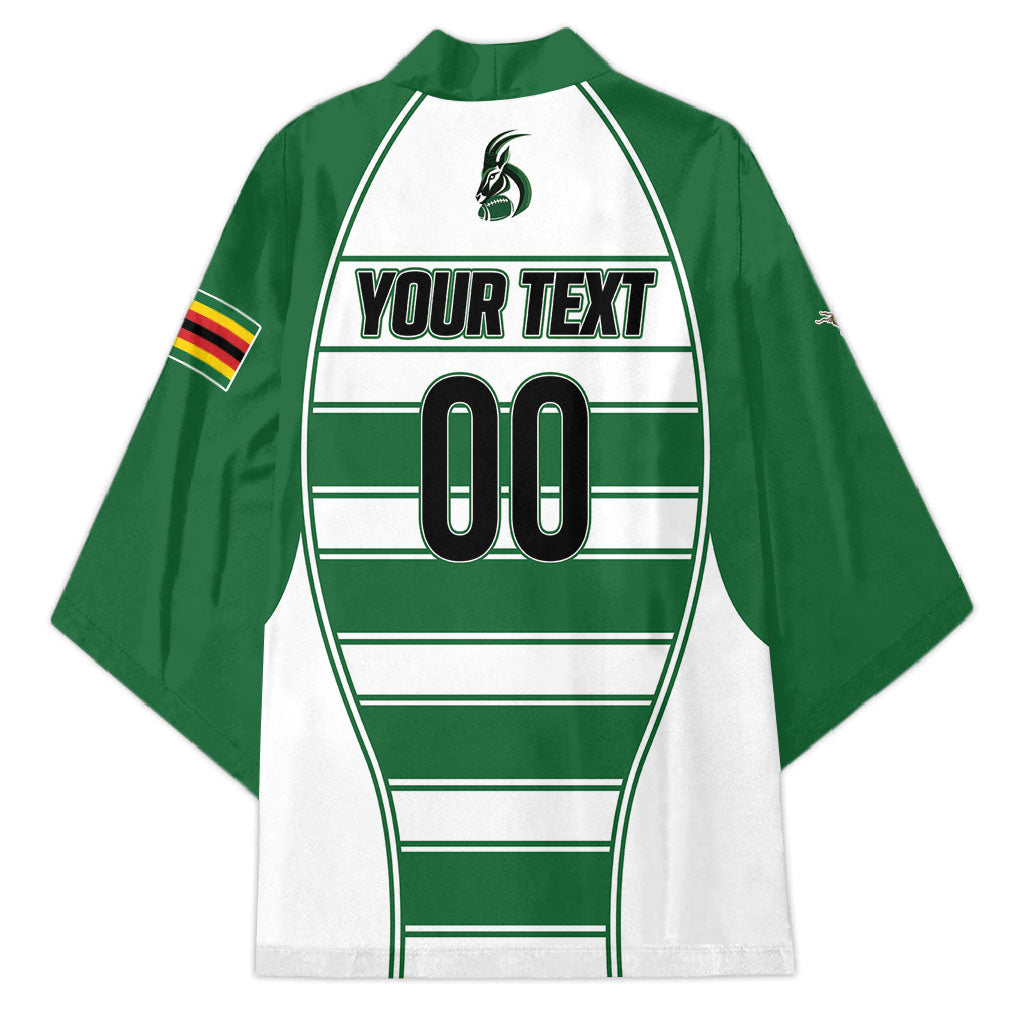 Custom Zimbabwe Rugby 3rd Africa Cup Kimono The Sables Back-to-Back Champions