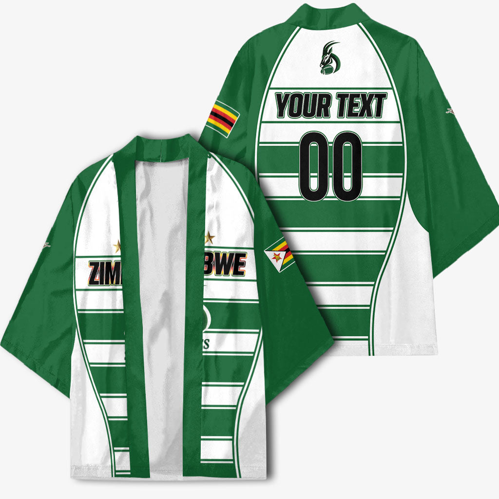 Custom Zimbabwe Rugby 3rd Africa Cup Kimono The Sables Back-to-Back Champions