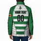 Custom Zimbabwe Rugby 3rd Africa Cup Padded Jacket The Sables Back-to-Back Champions