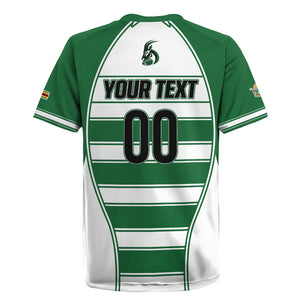 Custom Zimbabwe Rugby 3rd Africa Cup Rugby Jersey The Sables Back-to-Back Champions