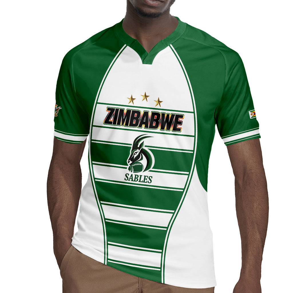 Custom Zimbabwe Rugby 3rd Africa Cup Rugby Jersey The Sables Back-to-Back Champions