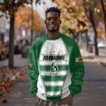 Custom Zimbabwe Rugby 3rd Africa Cup Sweatshirt The Sables Back-to-Back Champions