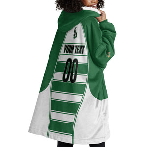 Custom Zimbabwe Rugby 3rd Africa Cup Wearable Blanket Hoodie The Sables Back-to-Back Champions
