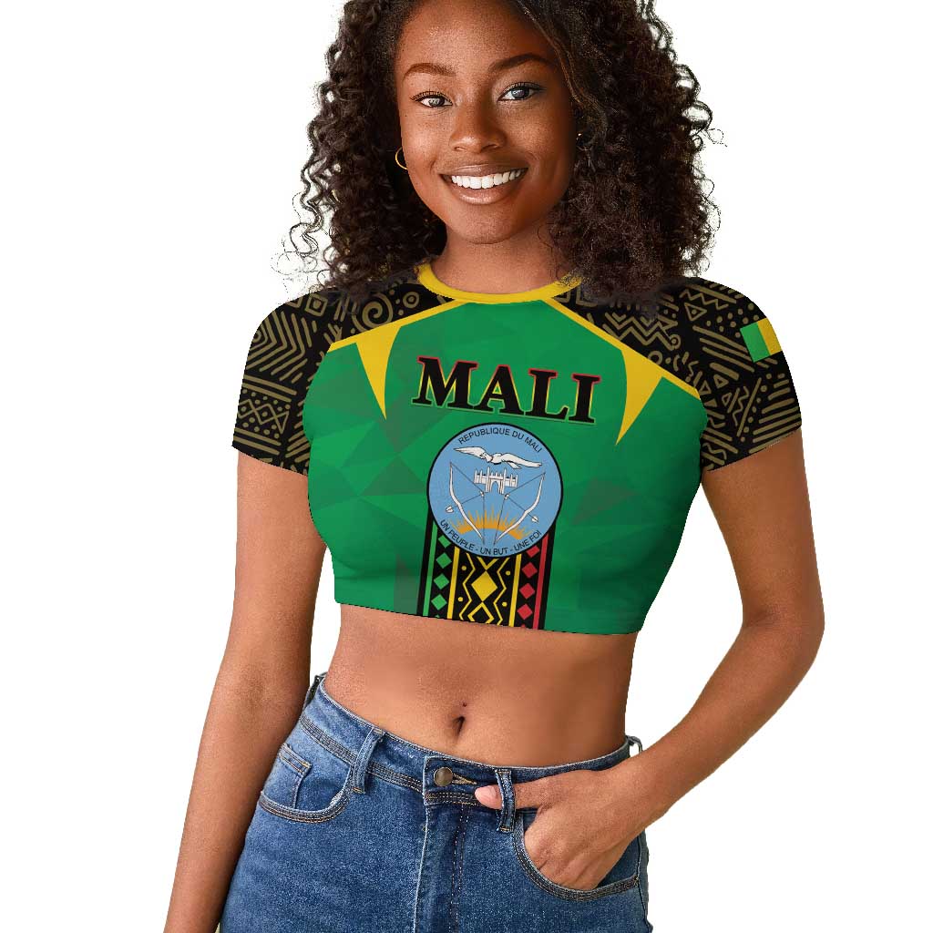 Mali Raglan Cropped T shirt Mali ka Fasojamana