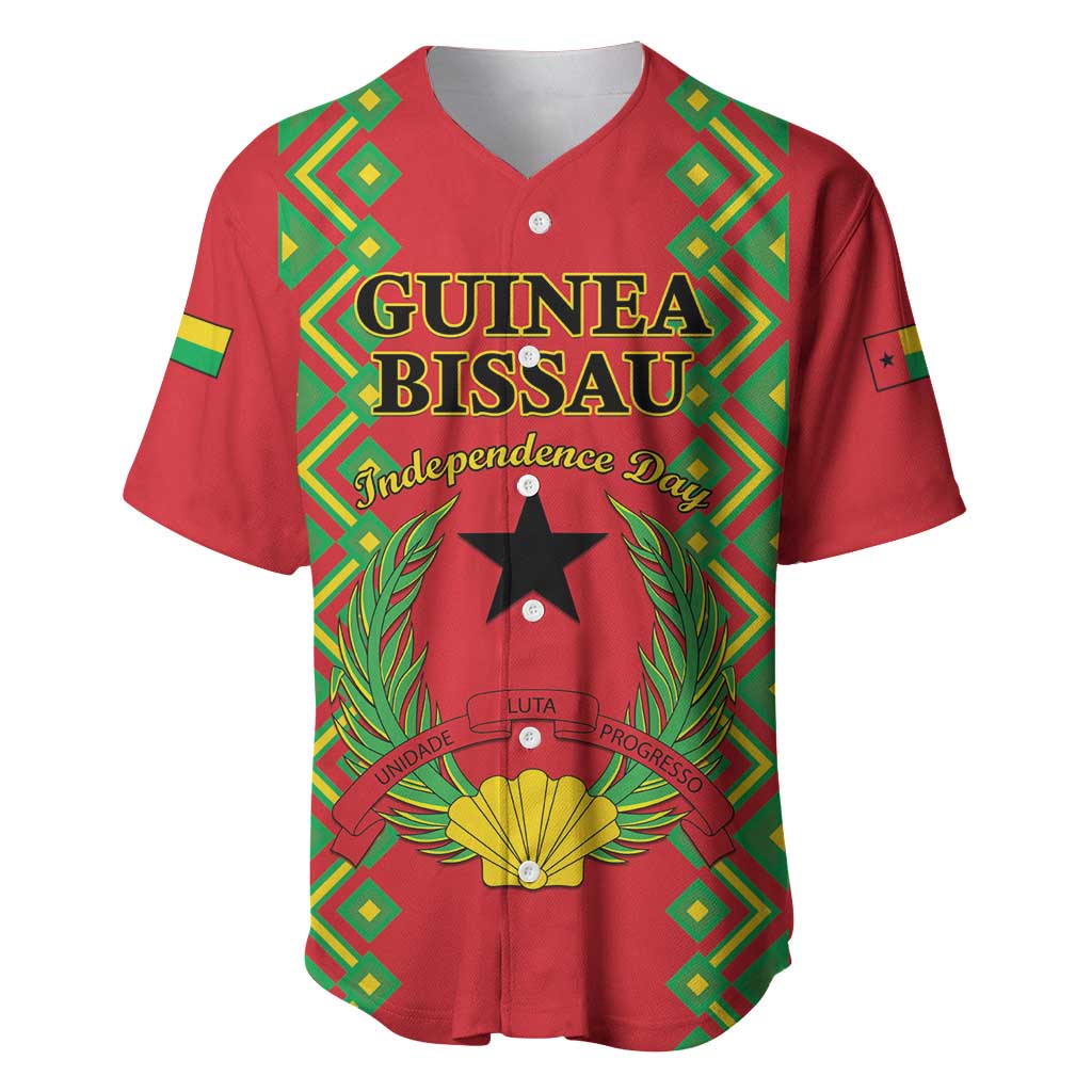 Guinea-Bissau Baseball Jersey Unidade Luta Progresso