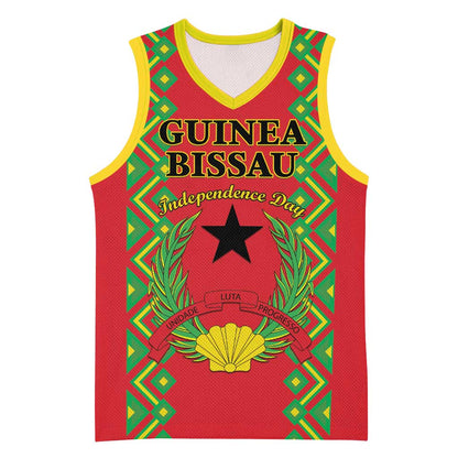 Guinea-Bissau Basketball Jersey Unidade Luta Progresso LT01