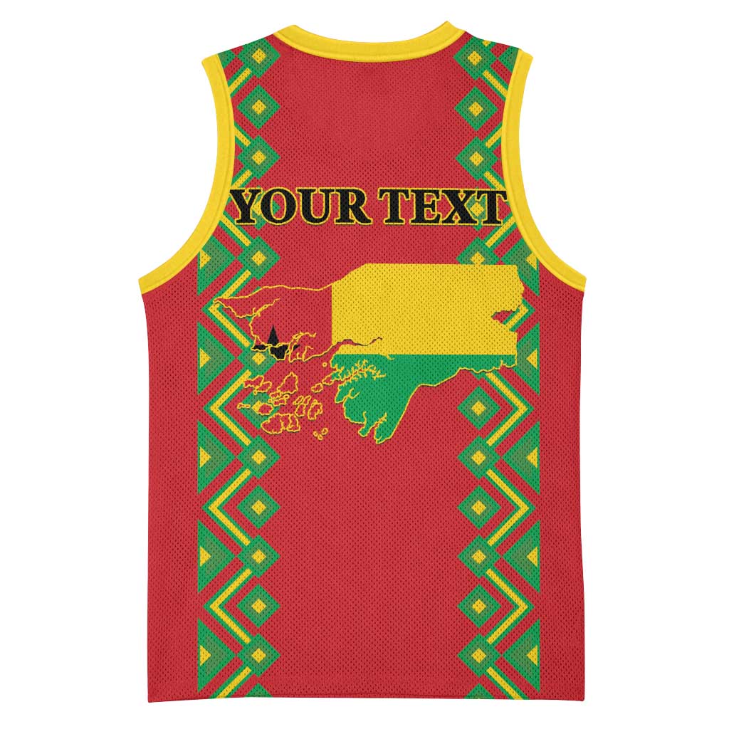 Guinea-Bissau Basketball Jersey Unidade Luta Progresso LT01