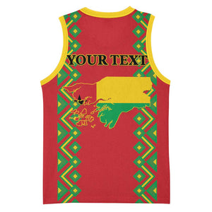 Guinea-Bissau Basketball Jersey Unidade Luta Progresso LT01