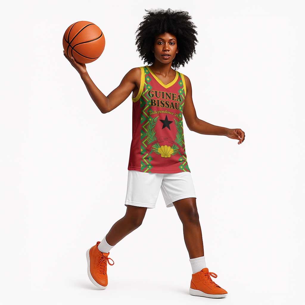 Guinea-Bissau Basketball Jersey Unidade Luta Progresso LT01