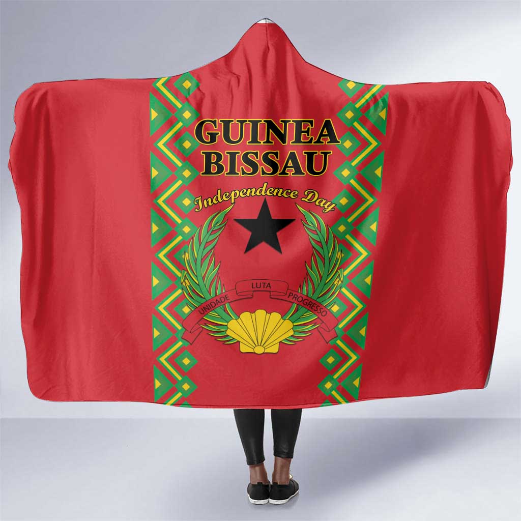 Guinea-Bissau Hooded Blanket Unidade Luta Progresso