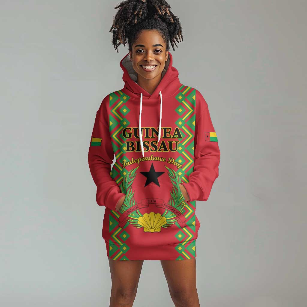 Guinea-Bissau Hoodie Dress Unidade Luta Progresso