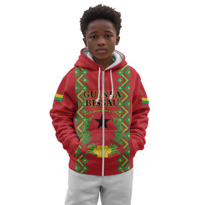 Guinea-Bissau Kid Hoodie Unidade Luta Progresso