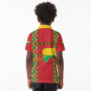 Guinea-Bissau Kid Polo Shirt Unidade Luta Progresso