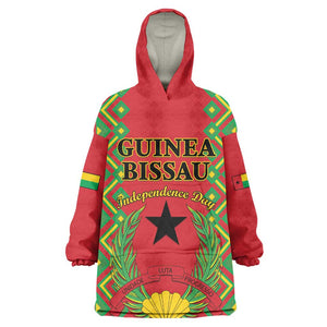 Guinea-Bissau KId Wearable Blanket Hoodie Unidade Luta Progresso