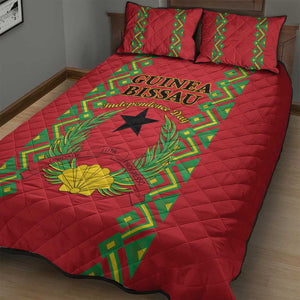 Guinea-Bissau Quilt Bed Set Unidade Luta Progresso