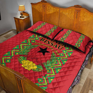 Guinea-Bissau Quilt Bed Set Unidade Luta Progresso