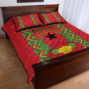 Guinea-Bissau Quilt Bed Set Unidade Luta Progresso