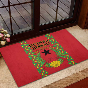 Guinea-Bissau Rubber Doormat Unidade Luta Progresso