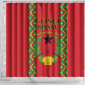 Guinea-Bissau Shower Curtain Unidade Luta Progresso