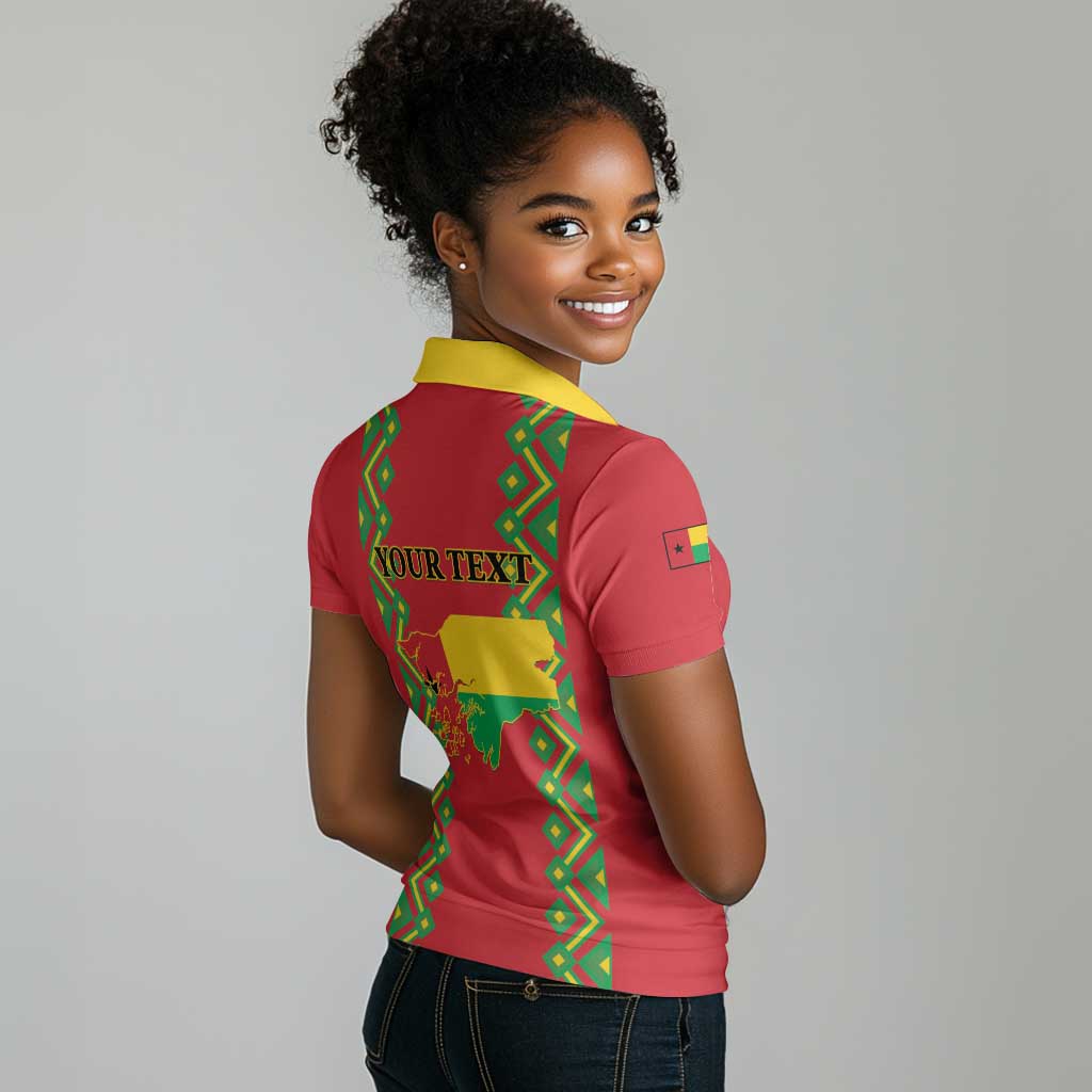 Guinea-Bissau Women Polo Shirt Unidade Luta Progresso