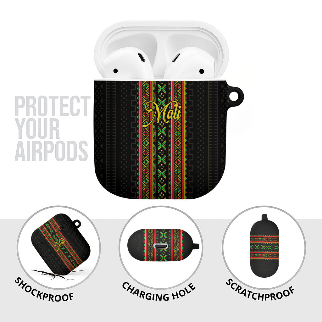 Mali Bogolanfini African Pattern AirPods Case