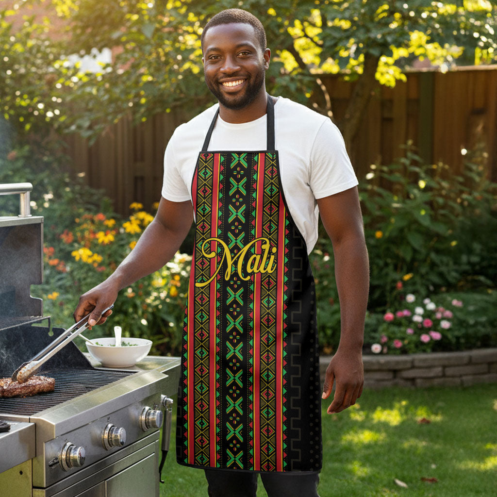 Mali Bogolanfini African Pattern Apron