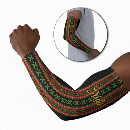 Personalized Mali Bogolanfini African Pattern Arm Sleeves
