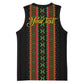 Personalized Mali Bogolanfini African Pattern Basketball Jersey