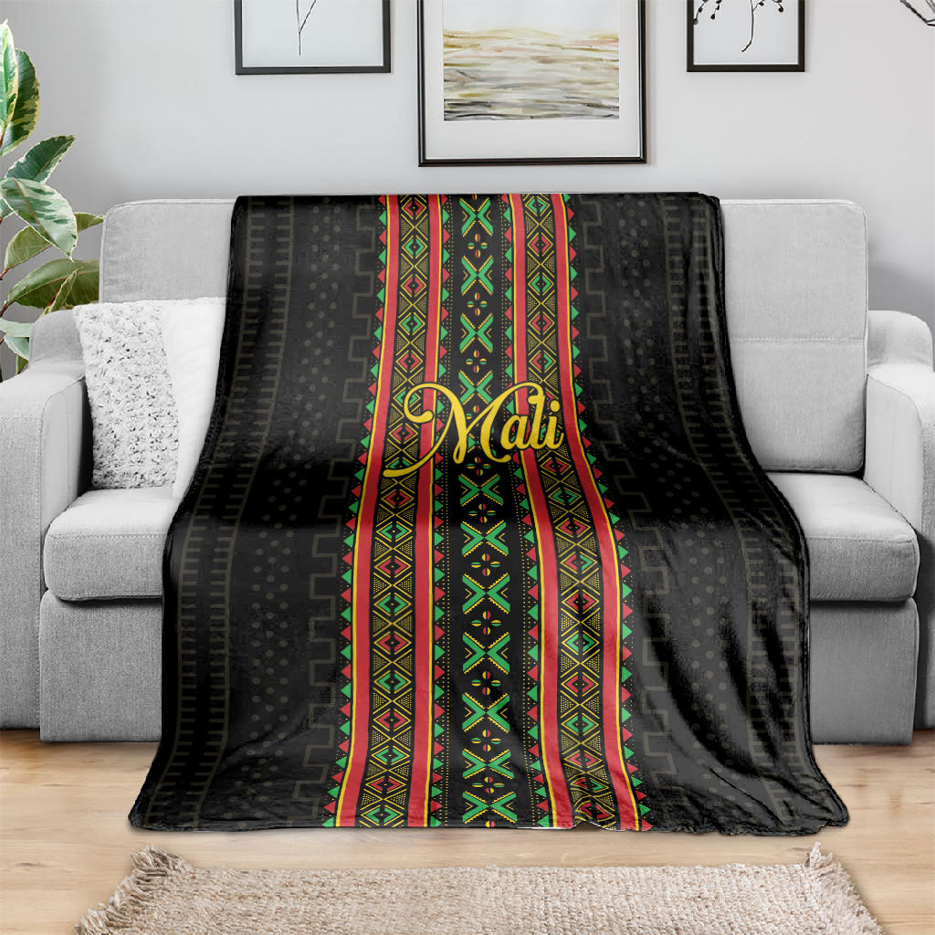 Mali Bogolanfini African Pattern Blanket