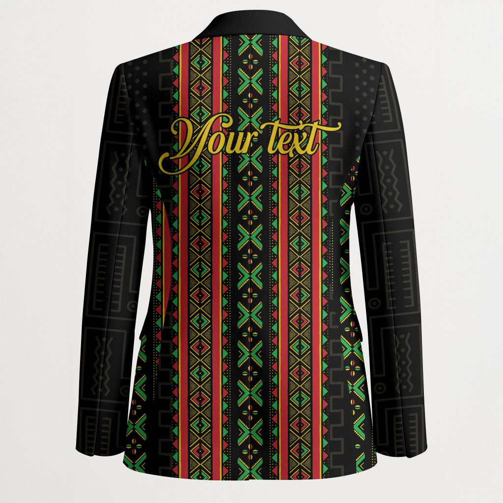 Personalized Mali Bogolanfini African Pattern Blazer