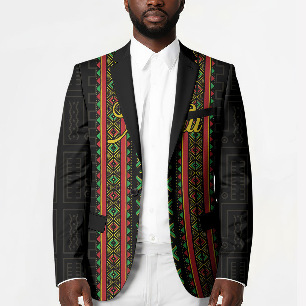 Personalized Mali Bogolanfini African Pattern Blazer